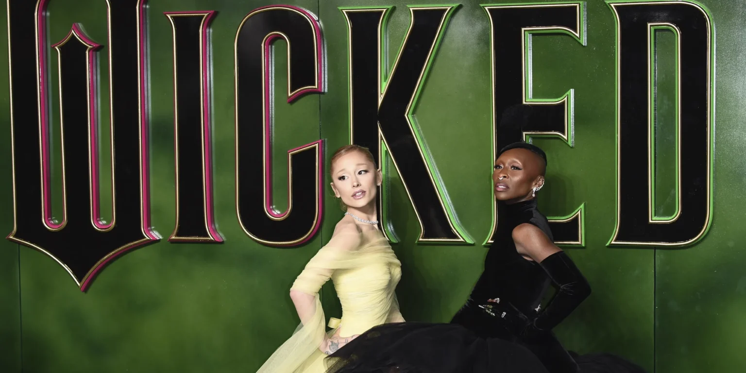 Cynthia Erivo reage rápido e protege Ariana Grande após susto na première de Wicked: For Good