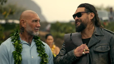 Jason Momoa e Dave Bautista surgem como meio-irmãos em The Wrecking Crew, nova comédia de ação do Prime Video