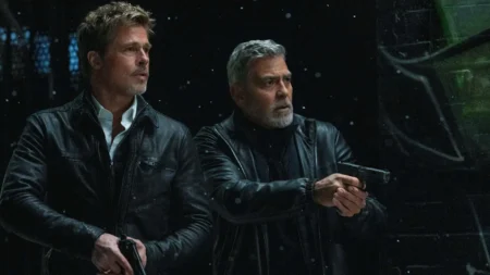 Clooney e Pitt brilham em Wolfs: química afiada sustenta o novo golpe de Jon Watts