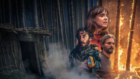 Crítica de Corta-fogo: porque o filme na Netflix é o mais cruel do ano até o momento? elén Cuesta e Enric Auquer em cena de Corta-Fogo,