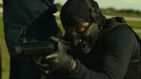 Cena do filme ação independente Hierarquia do Crime