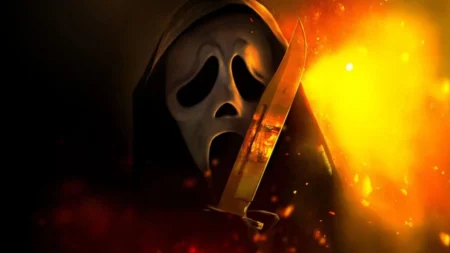 Ghostface no filme Pânico 7