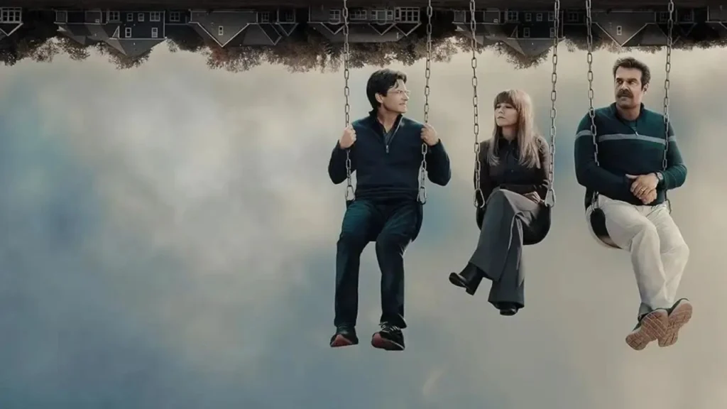 Jason Bateman e David Harbour estrelam um drama agridoce sobre sexo, identidade e desgaste emocional.