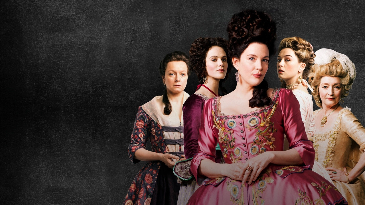 Frame do seriado Harlots, para fins de divulgação.