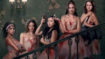 cena de Lindas e Letais, filme de ação e suspense no Prime Video Brasil