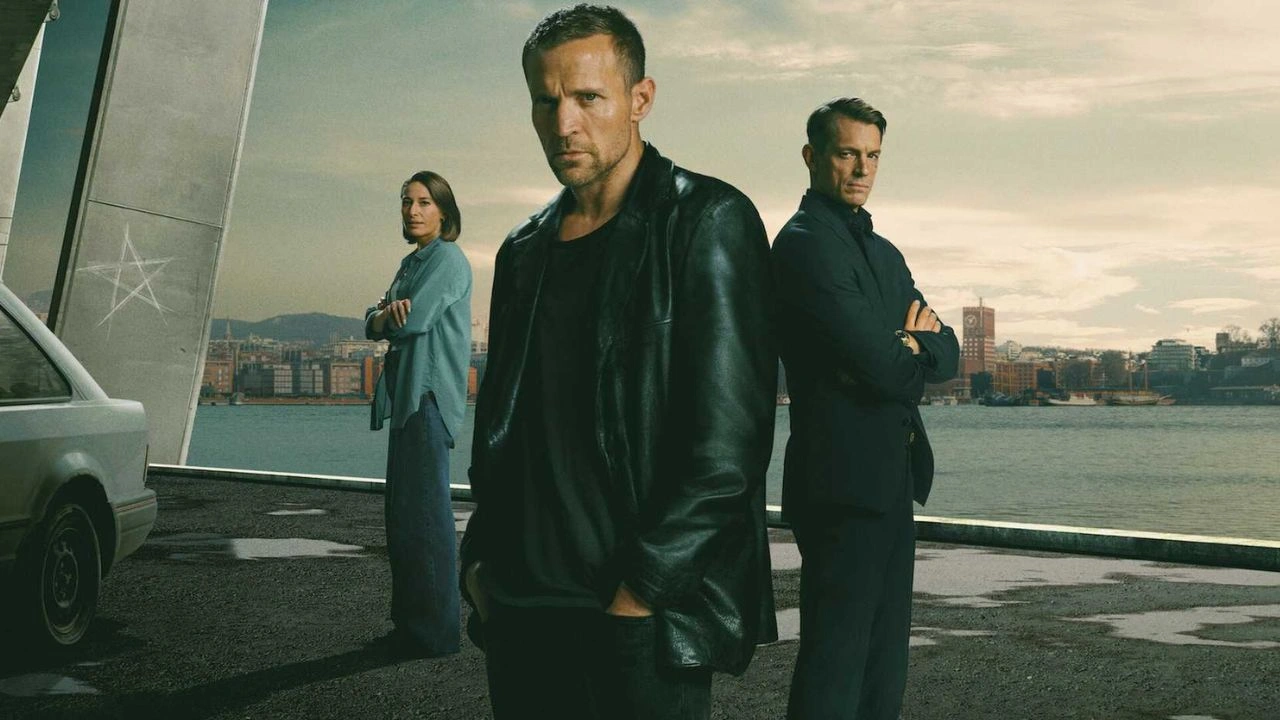 Tobias Santelmann como Harry Hole em cena de Os Casos de Harry Hole, série norueguesa de suspense policial Tobias Santelmann como Harry Hole em cena de Os Casos de Harry Hole, série norueguesa de suspense policial