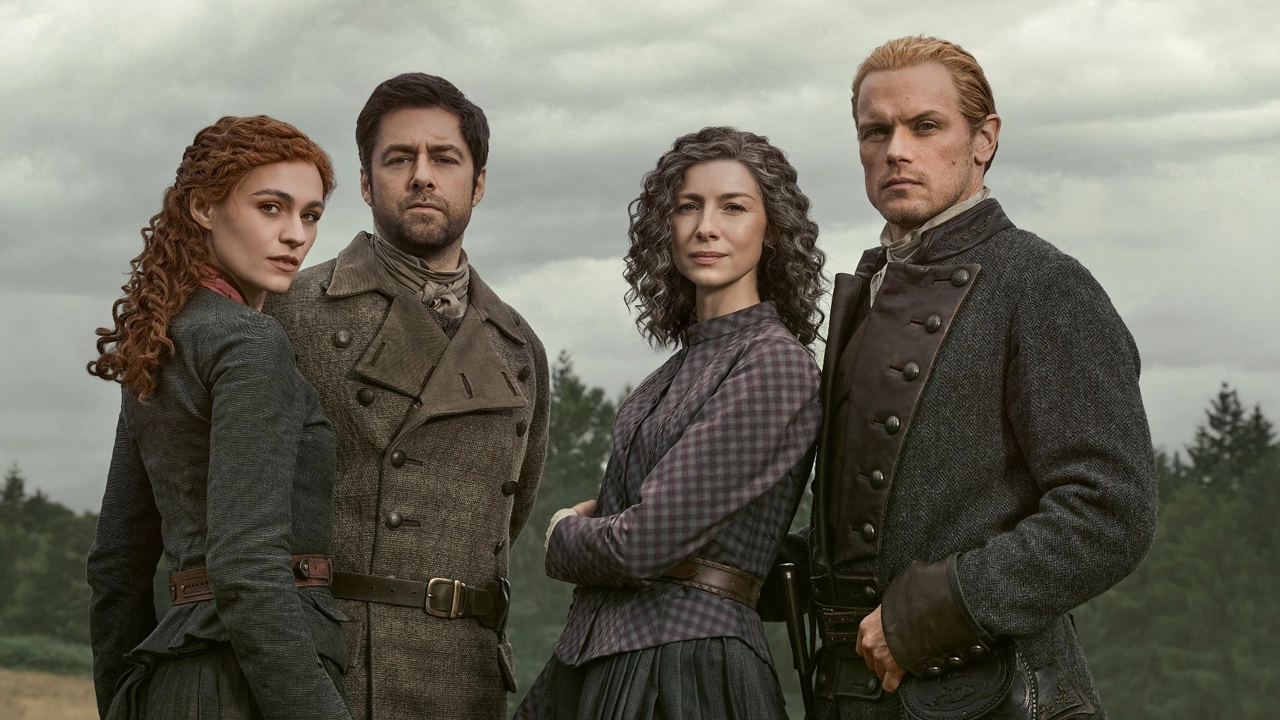 Frame do seriado Outlander, para fins de divulgação.