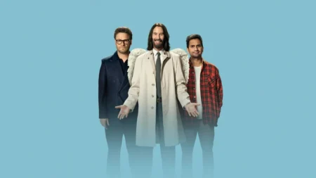 Quando o Céu se Engana chegou ao Prime Video Brasil — e Keanu Reeves vira um anjo atrapalhado Keanu Reeves como o anjo Gabriel em cena de Quando o Céu se Engana, comédia no Prime Video Brasil