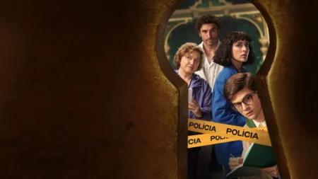 A nova série de mistério do Disney+ Brasil começa com um crime em Lisboa, e turistas viram alvo (e suspeitos) Grupo de turistas em Lisboa em cena de Se É Terça-Feira... É Assassinato, série de crime e mistério ambientada em Portugal.