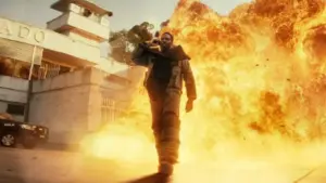 Cena da série da Netflix, Homem em Chamas