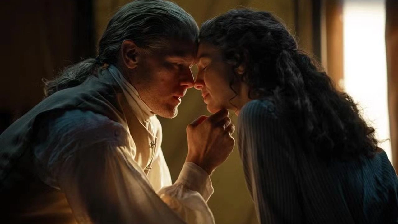 Cena da 8ª temporada de Outlander Cena da 8ª temporada de Outlander