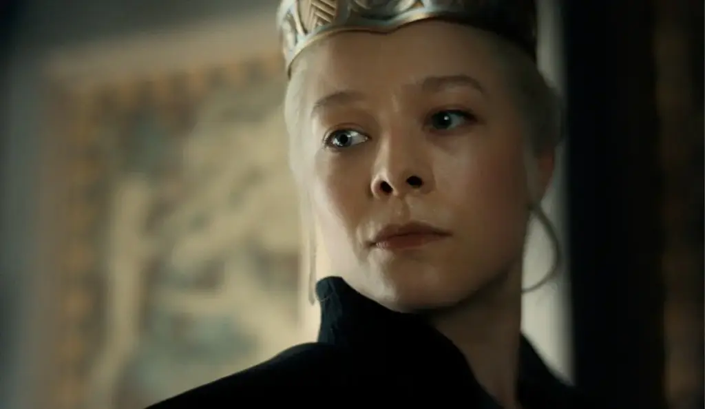 A Casa do Dragão: Emma D’Arcy explica a virada sombria de Rhaenyra na 3ª temporada Emma D'Arcy Rhaenyra Targaryen transformação 3ª temporada A Casa do Dragão