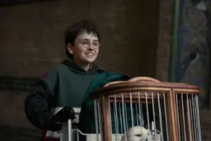 Harry Potter: novo trailer da HBO revela estufa de Herbologia nunca vista nos filmes Cena intensa Harry Potter série HBO Max classificação TV-14