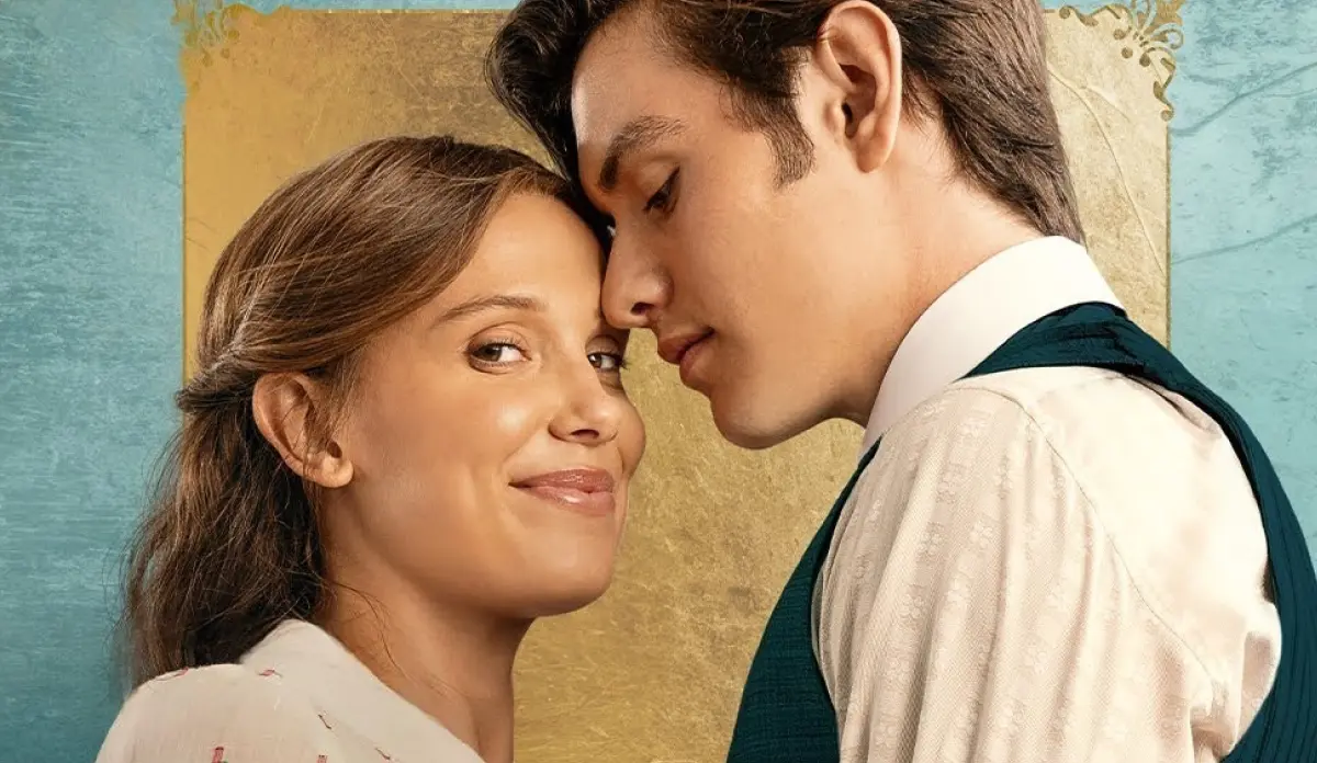 Millie Bobby Brown como Enola Holmes em imagem promocional do filme Millie Bobby Brown como Enola Holmes em imagem promocional do filme