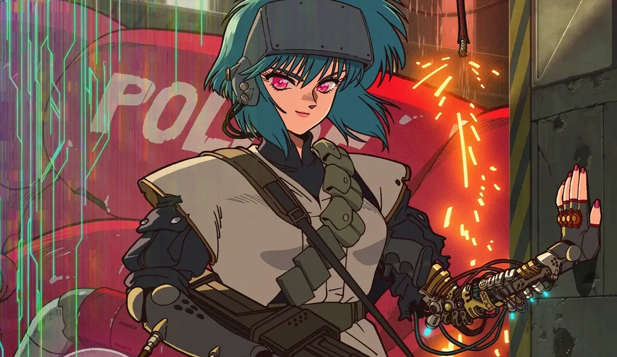 Imagem do anime The Ghost in the Shell Imagem do anime The Ghost in the Shell