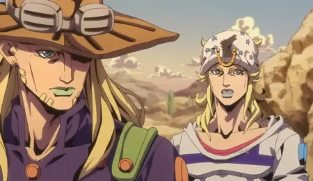 JoJo’s Bizarre Adventure chega ao streaming esta semana e merece atenção Johnny Joestar e Gyro Zeppeli em Steel Ball Run 2nd STAGE na Netflix