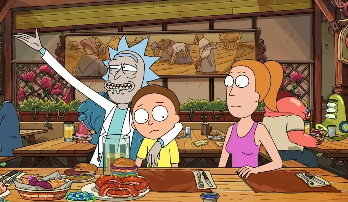 Imagem da série Rick and Morty
