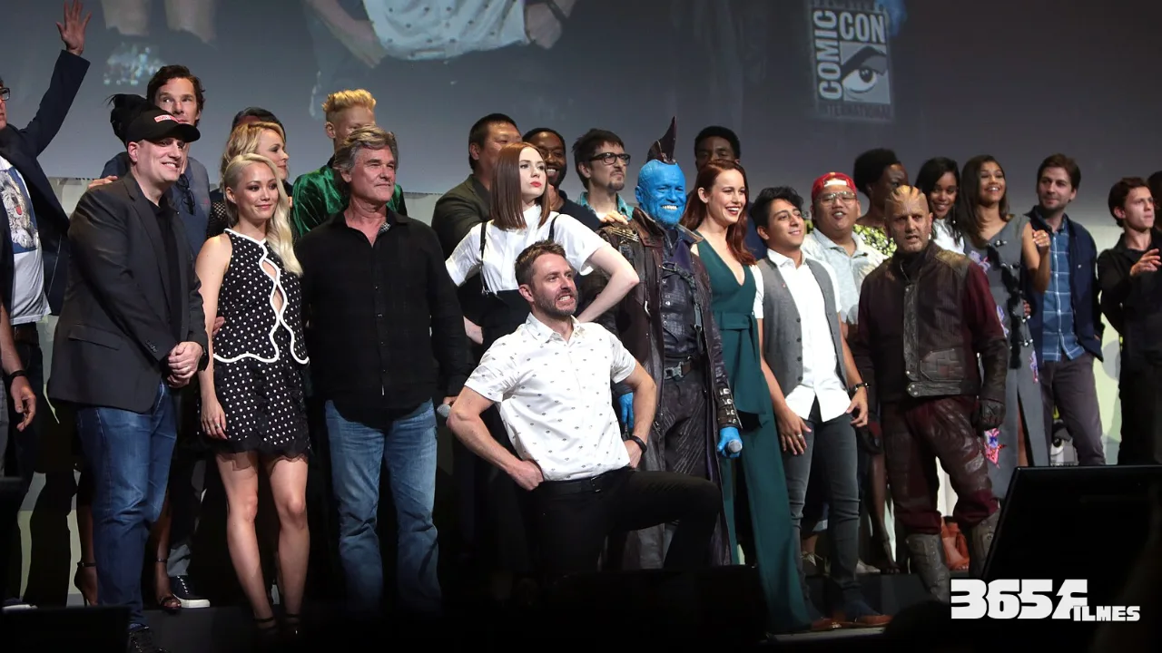 Painel da Marvel Studios na San Diego Comic-Con de 2016, ano da estreia de Tom Holland como Homem-Aranha