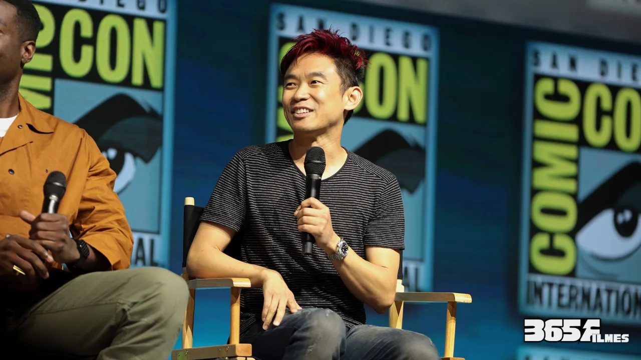 James Wan, criador de Invocação do Mal, na Comic-Con de San Diego de 2018