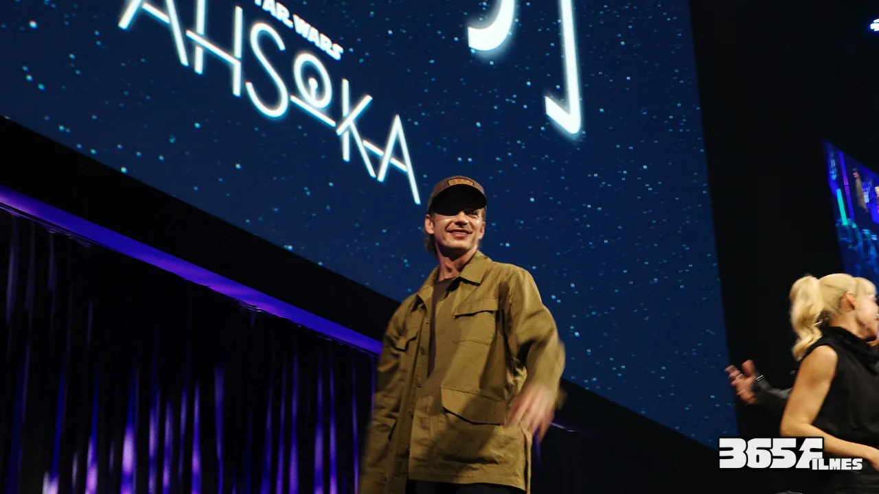 Hayden Christensen, o Anakin Skywalker da trilogia prequela, na Star Wars Celebration de 2025